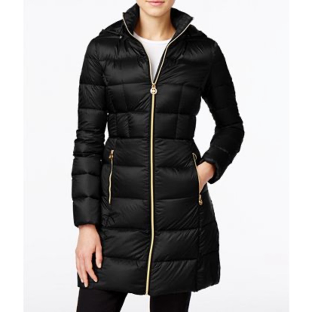 Authentic Michael Kors Packable Petite Puffer Coat